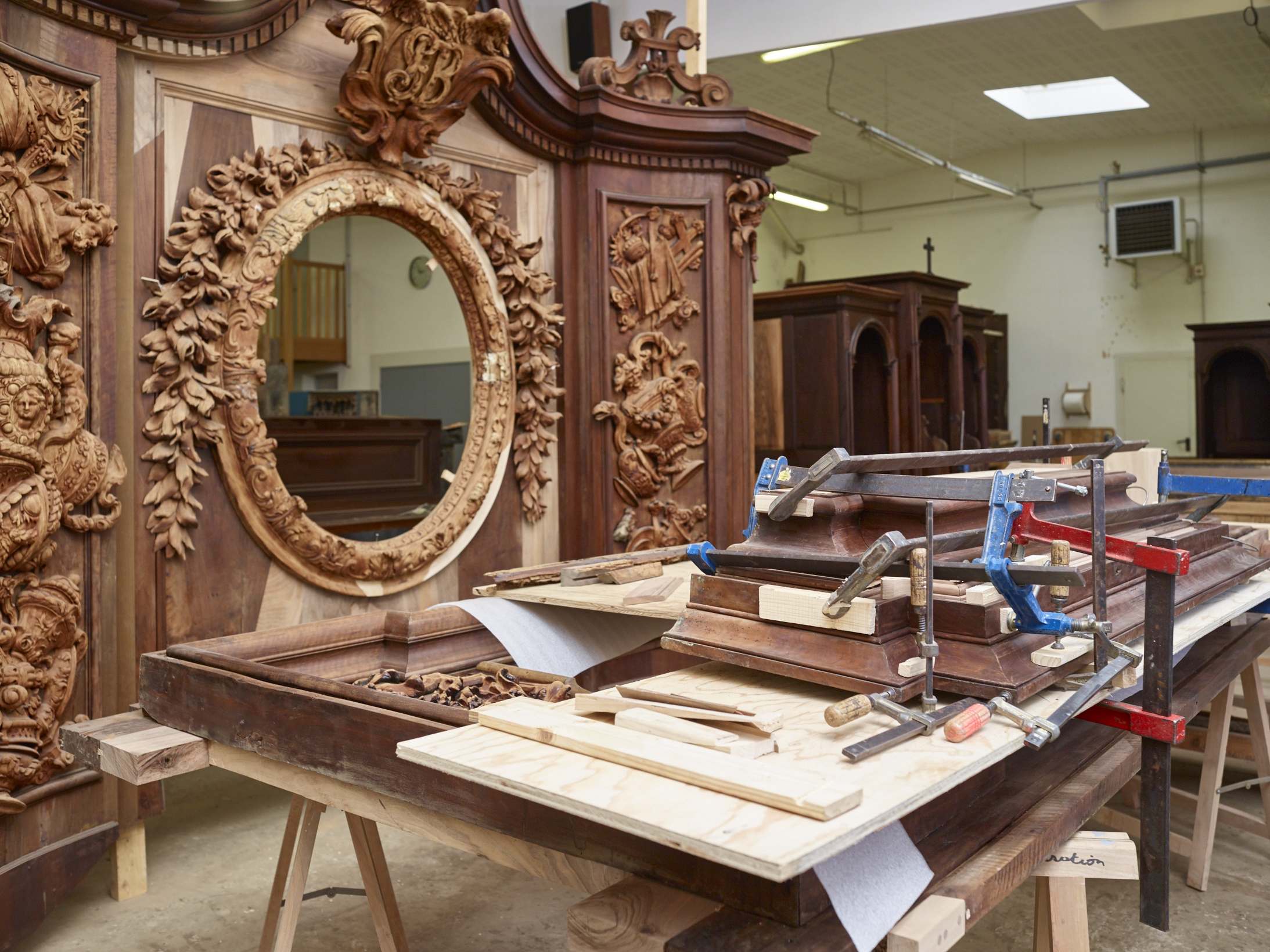 Bordeaux - Eglise Saint-Paul - Restauration du retable du Sacré-Coeur