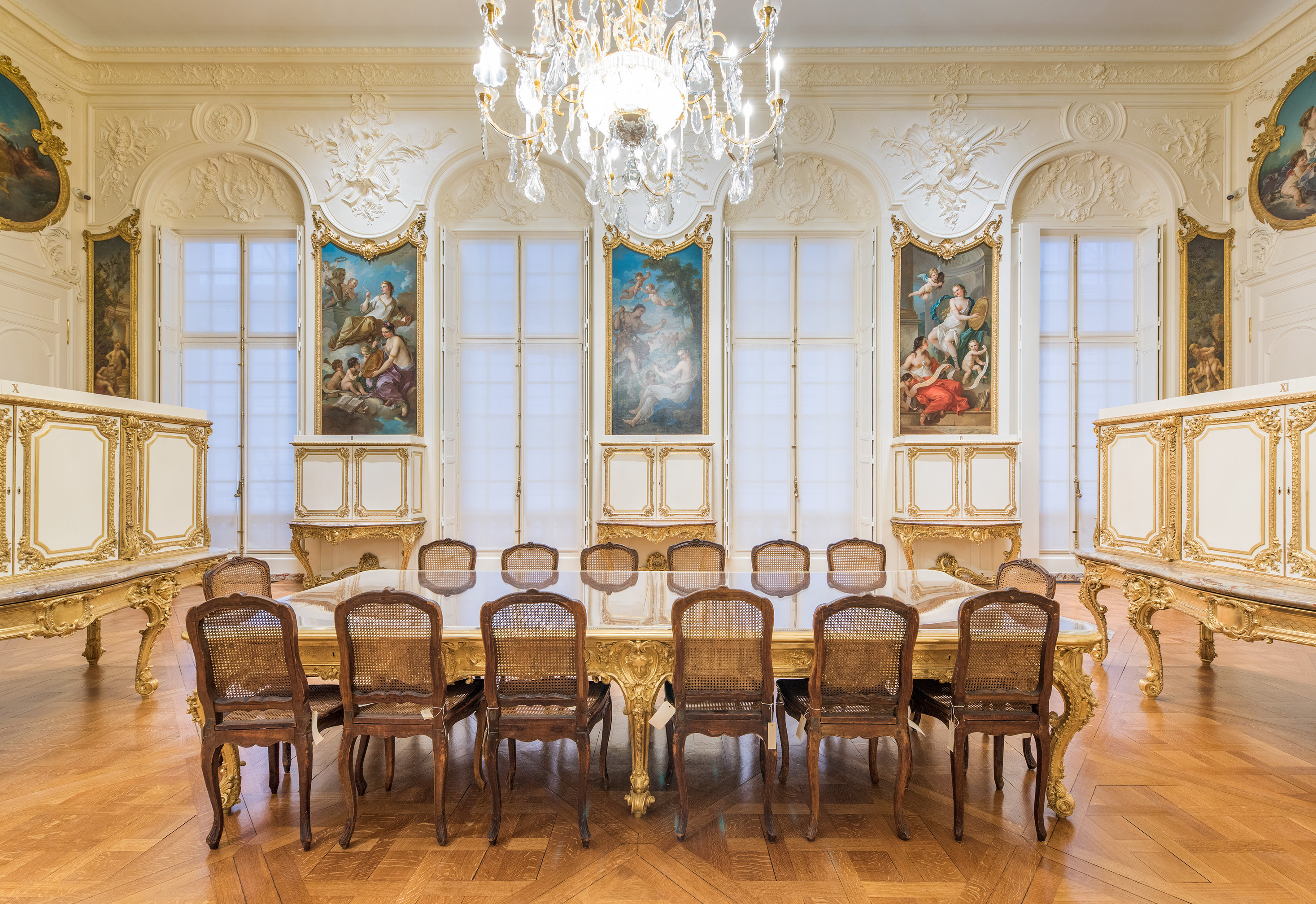 BNF-Restauration du mobilier du Salon Louis XV