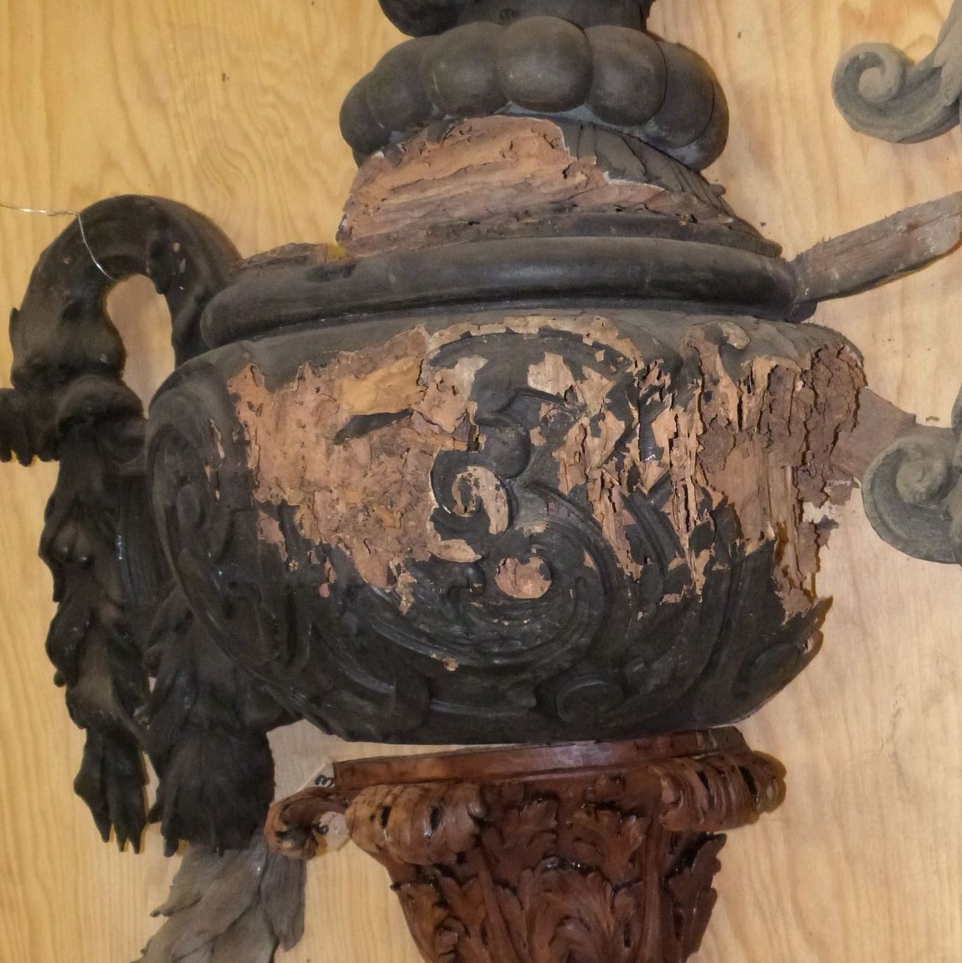 Bordeaux - Eglise Saint-Paul - Restauration du retable du Sacré Coeur 5