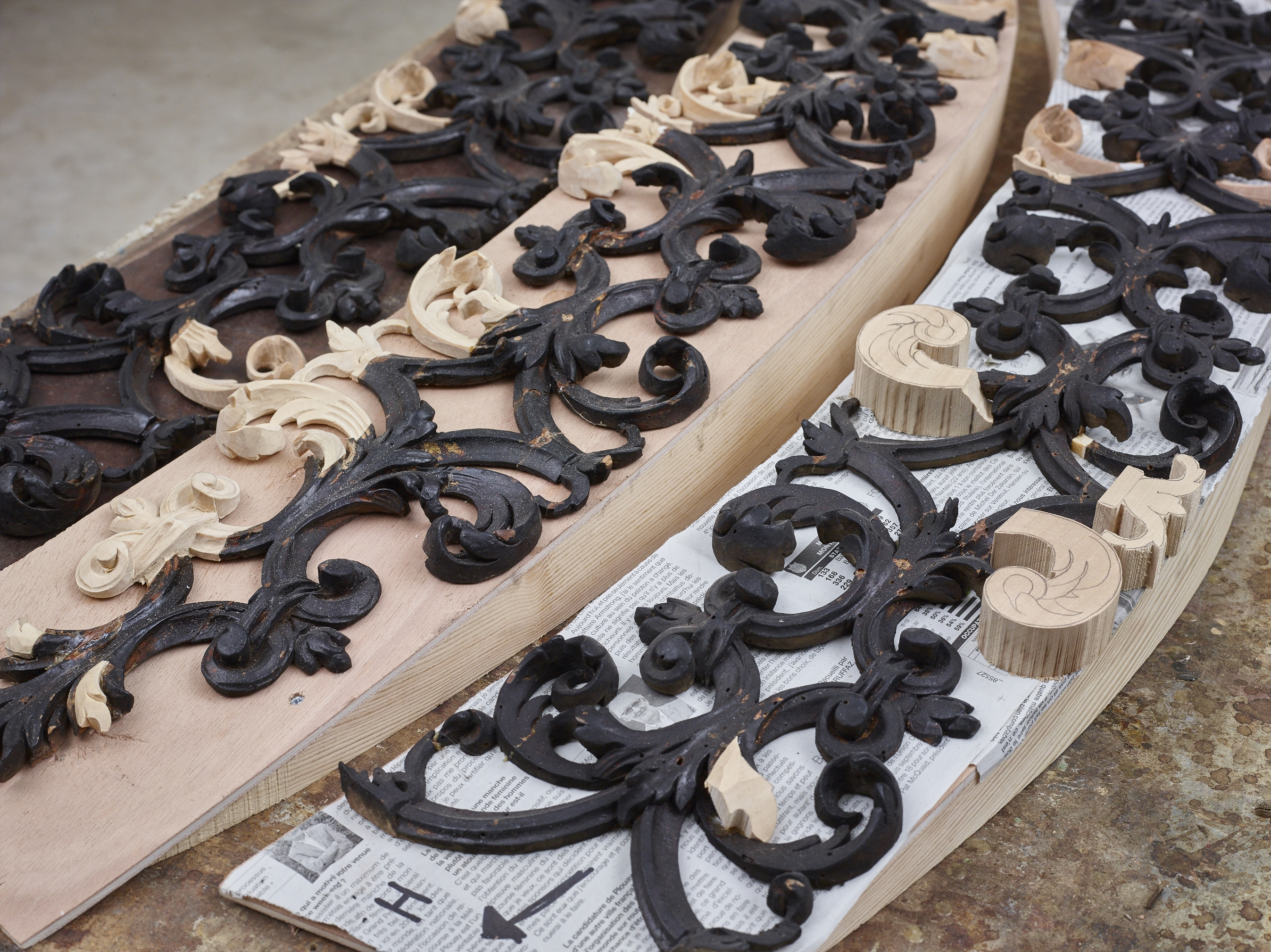 Bordeaux - Eglise Saint-Paul - Restauration du retable du Sacré Coeur