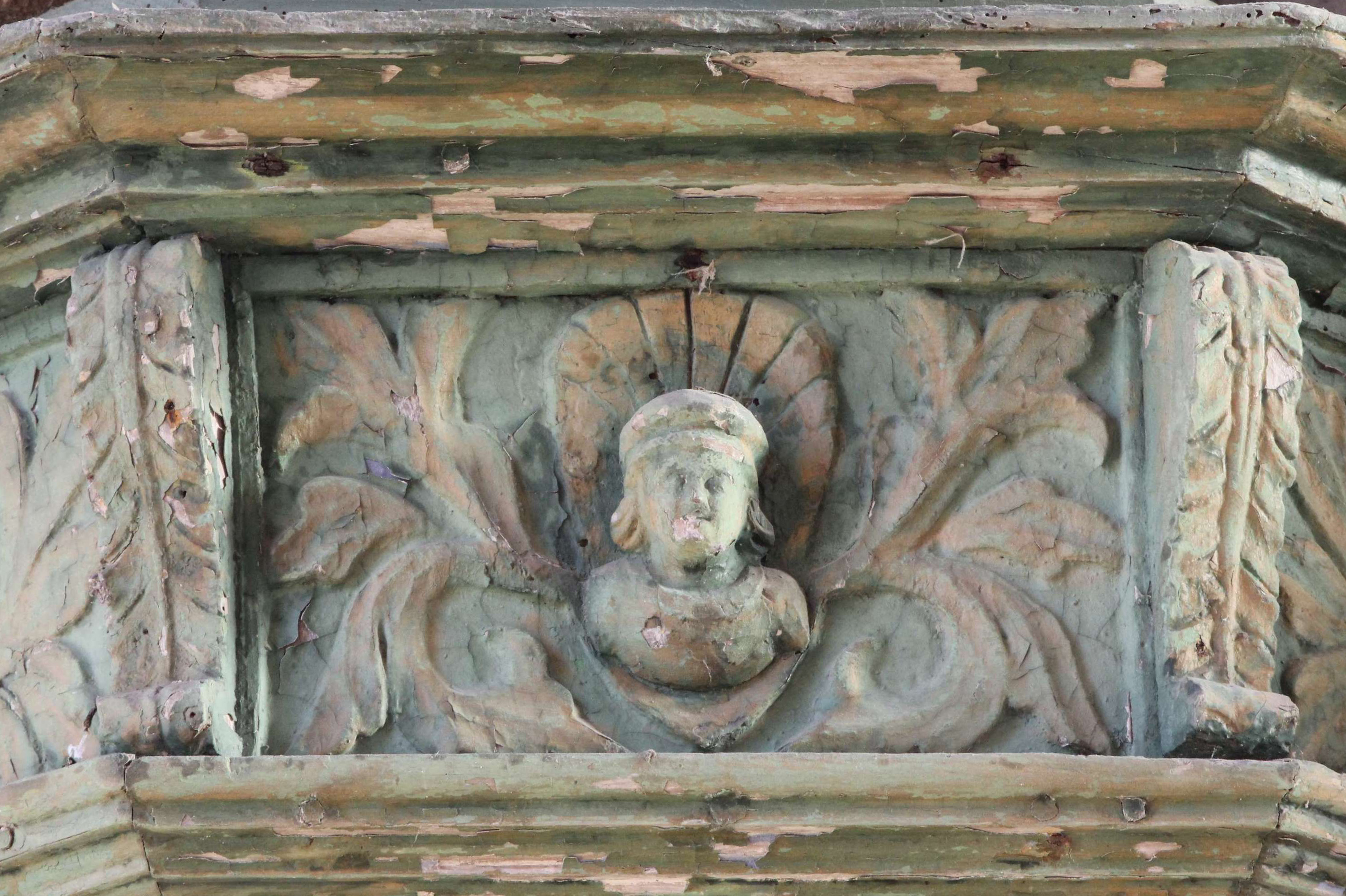 Saint-Segal - Chapelle Saint-Sébastien - Etude du retable sud