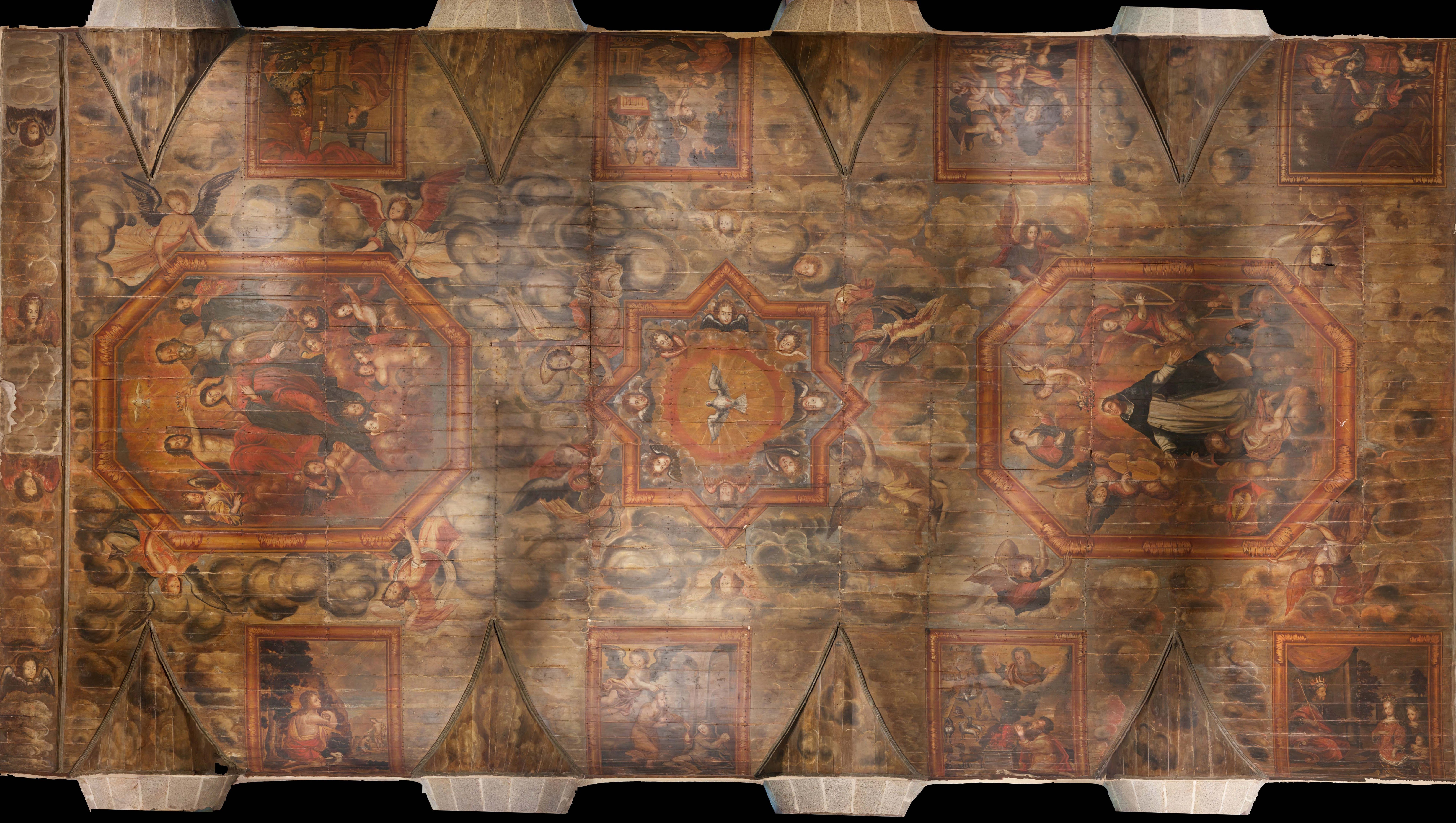 Dinan-voûte lambrissée de l'ancien couvent des Dominicains