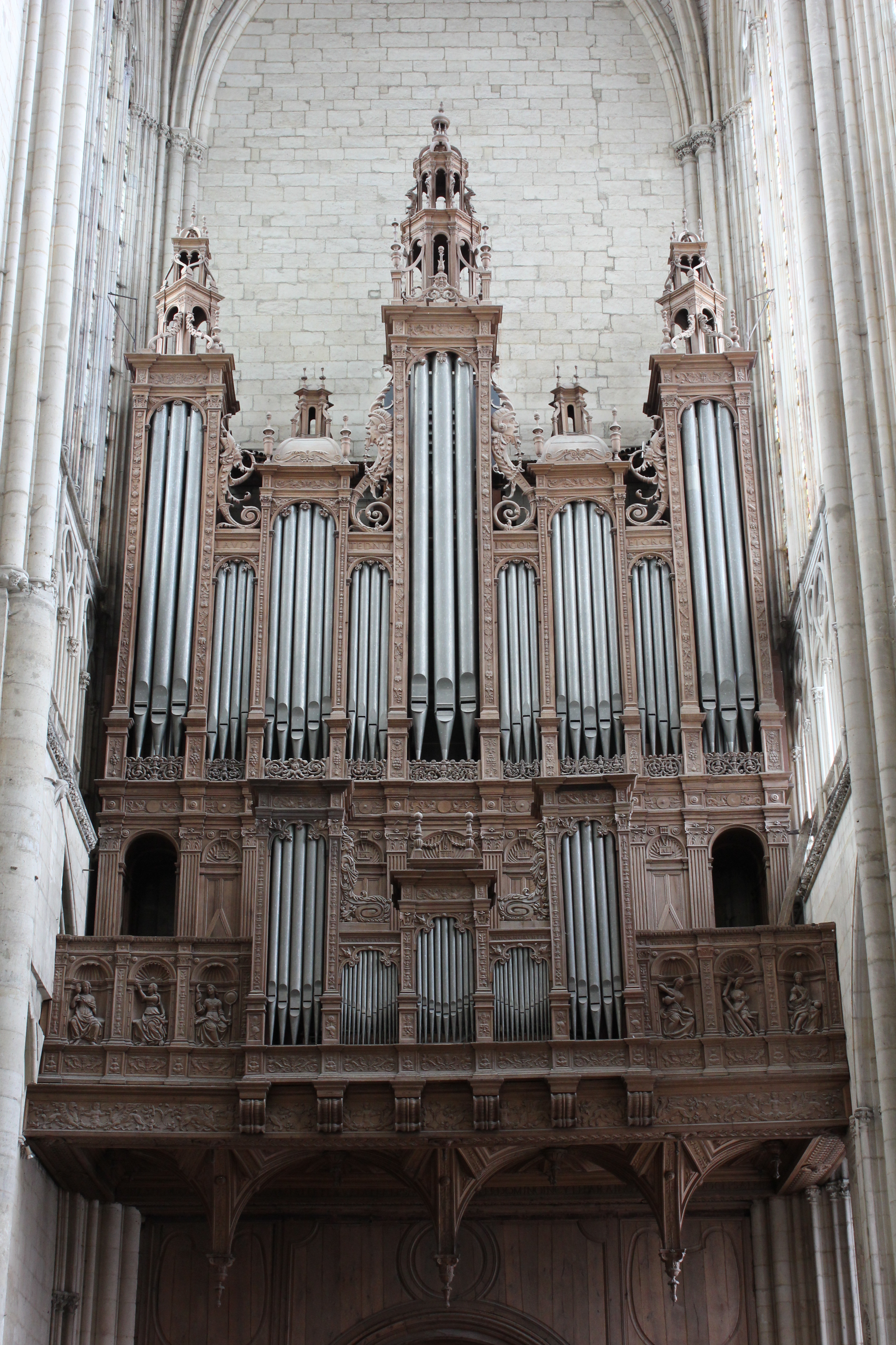 Cathédrale du Mans-Buffet du grand orgue