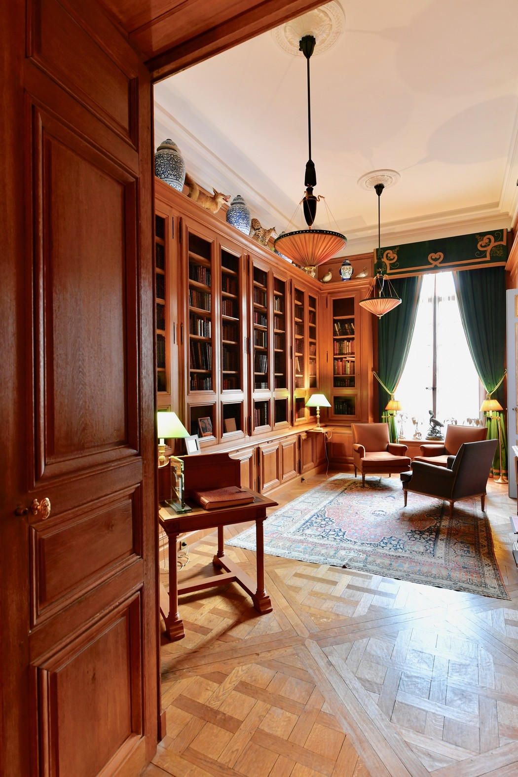 Musée-de-la-chasse-Fondation-Sommer-fabrication-de-bibliothèques-parquets-et-boiseries