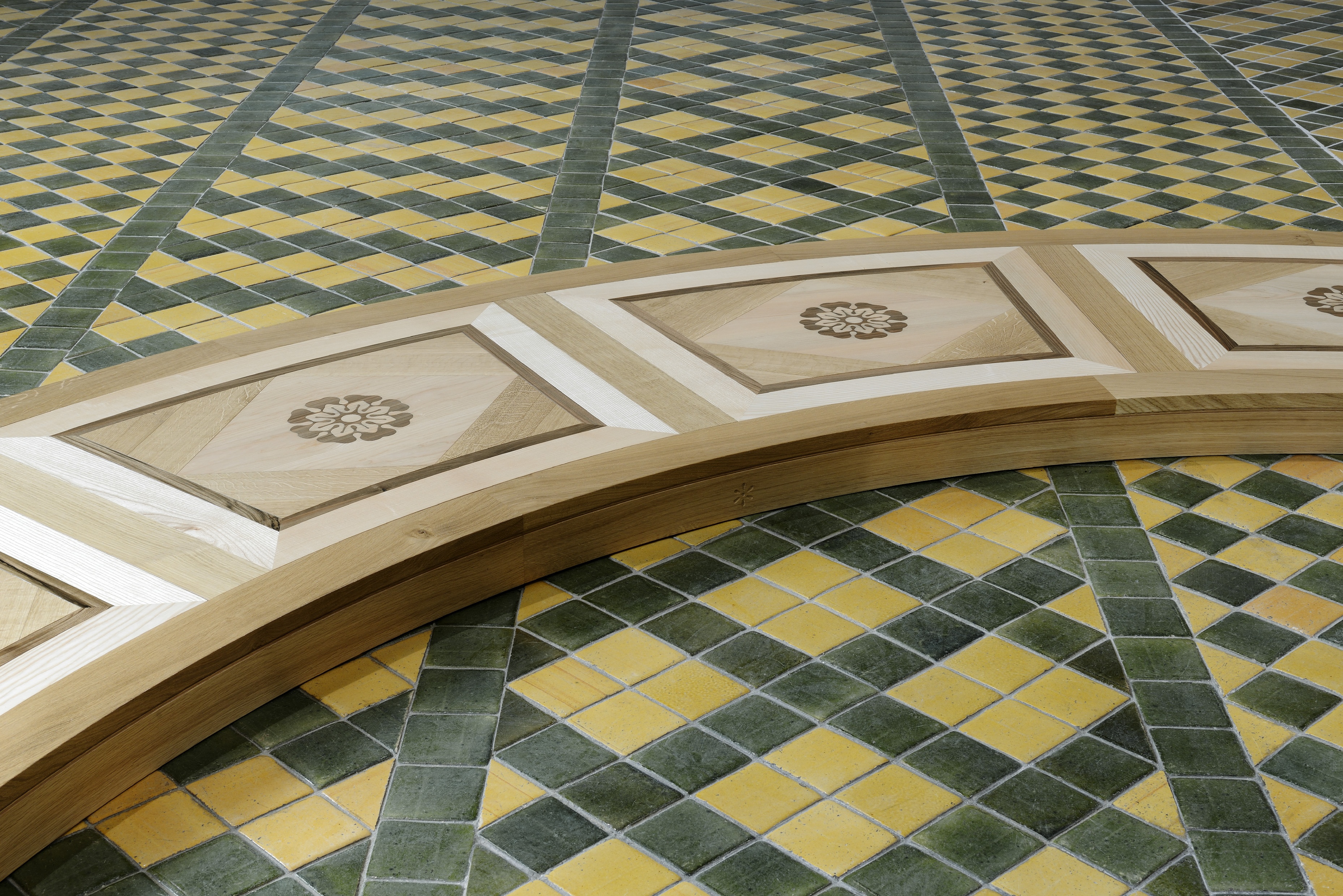 L'abbaye fleurie de Régis Perray - La piste à patiner - Crédit photo CDVO - Photographie: Catherine Brossais