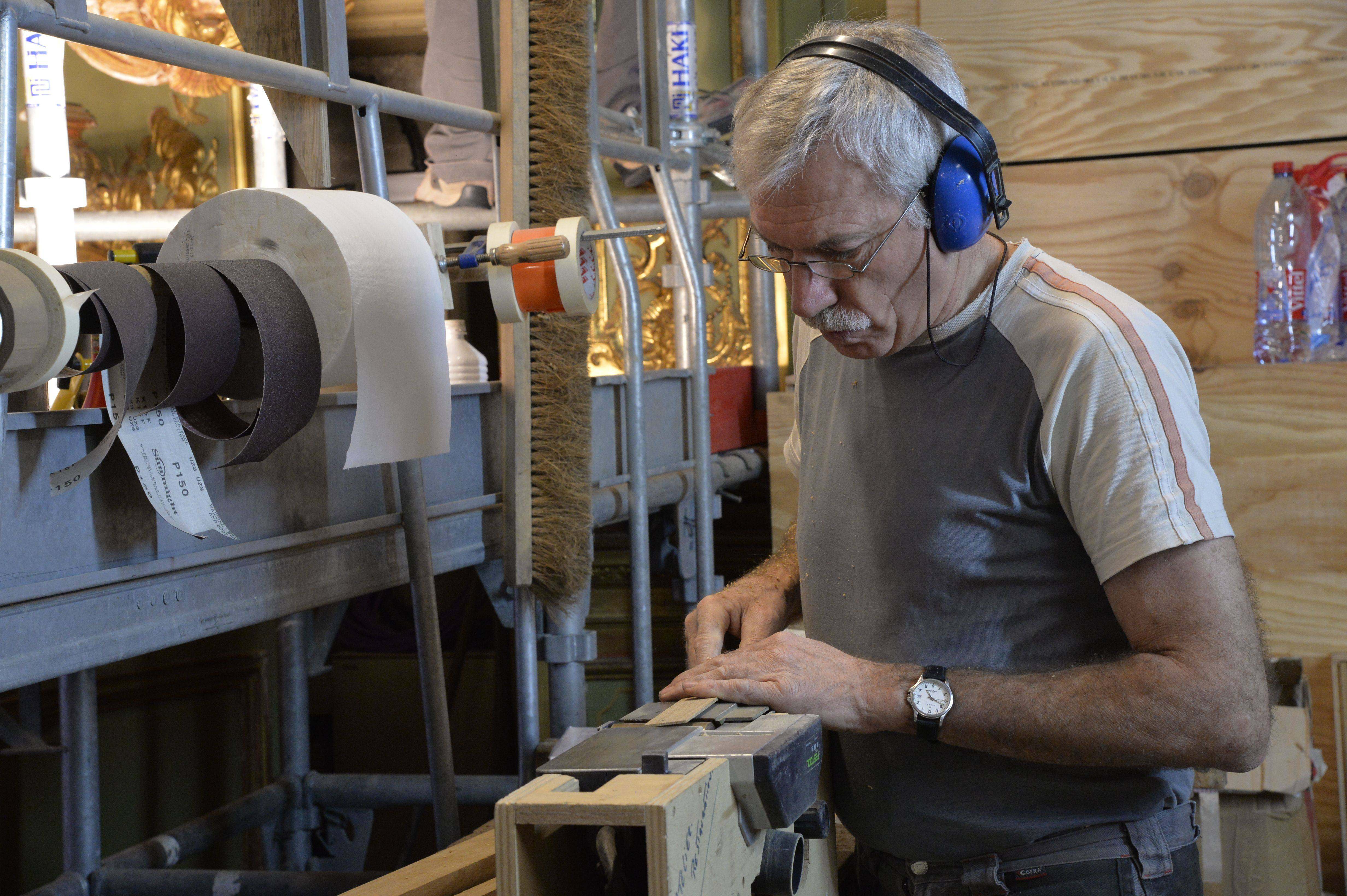 Restauration de la Galerie Dorée de la Banque de France_05 © François Poche