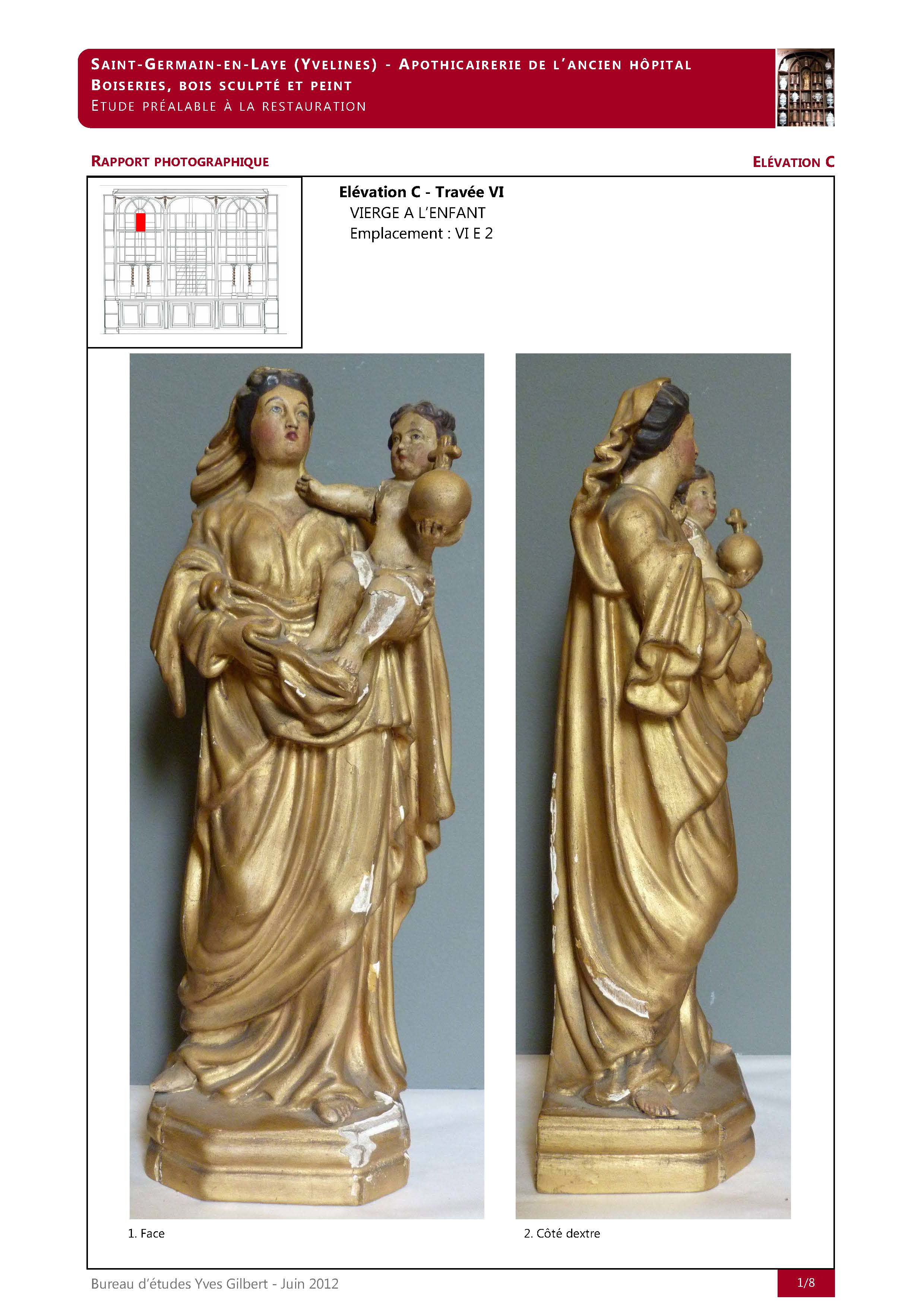 Saint Germain en Laye - Étude de l’apothicairerie royale