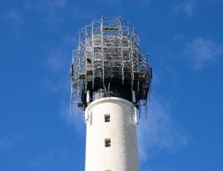 Travaux de restauration du Phare de Biarritz 